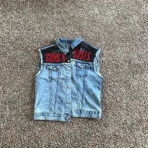 Guns N Roses Denim vest Men